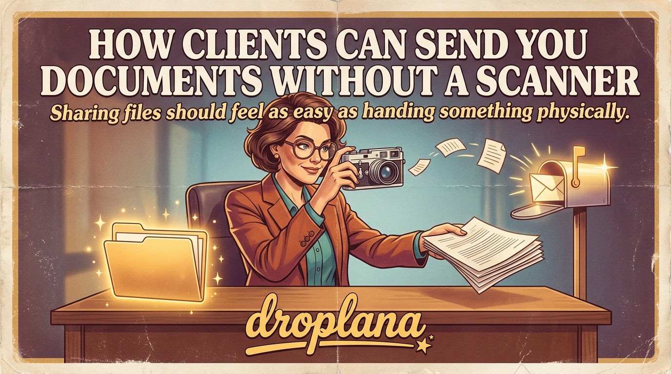 How Clients Can Send You Documents Without a Scanner